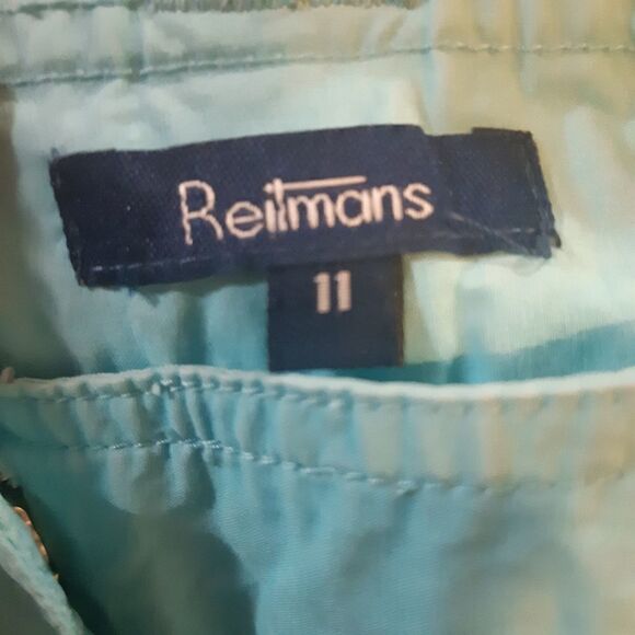 Women's 7 Pocket Blue Capris Reitmans size 11 - Picture 12 of 13